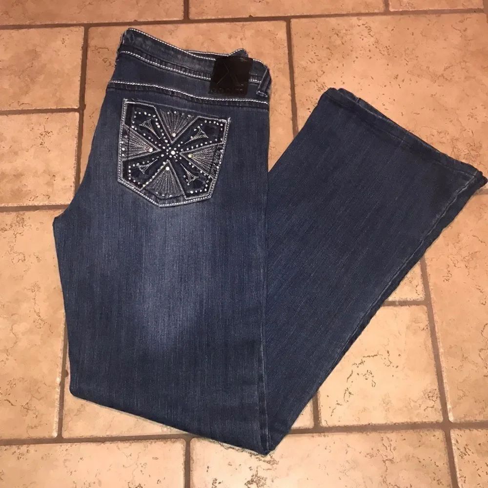 Ten Denim boot cut blingy Premium Denim, stretchy